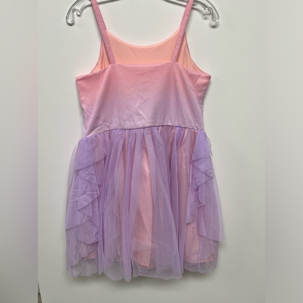 CAT & JACK GIRLS SIZE XXL (18) SPARKLY PINK AND LIGHT LILAC TULLE DRESS - Picture 5 of 9